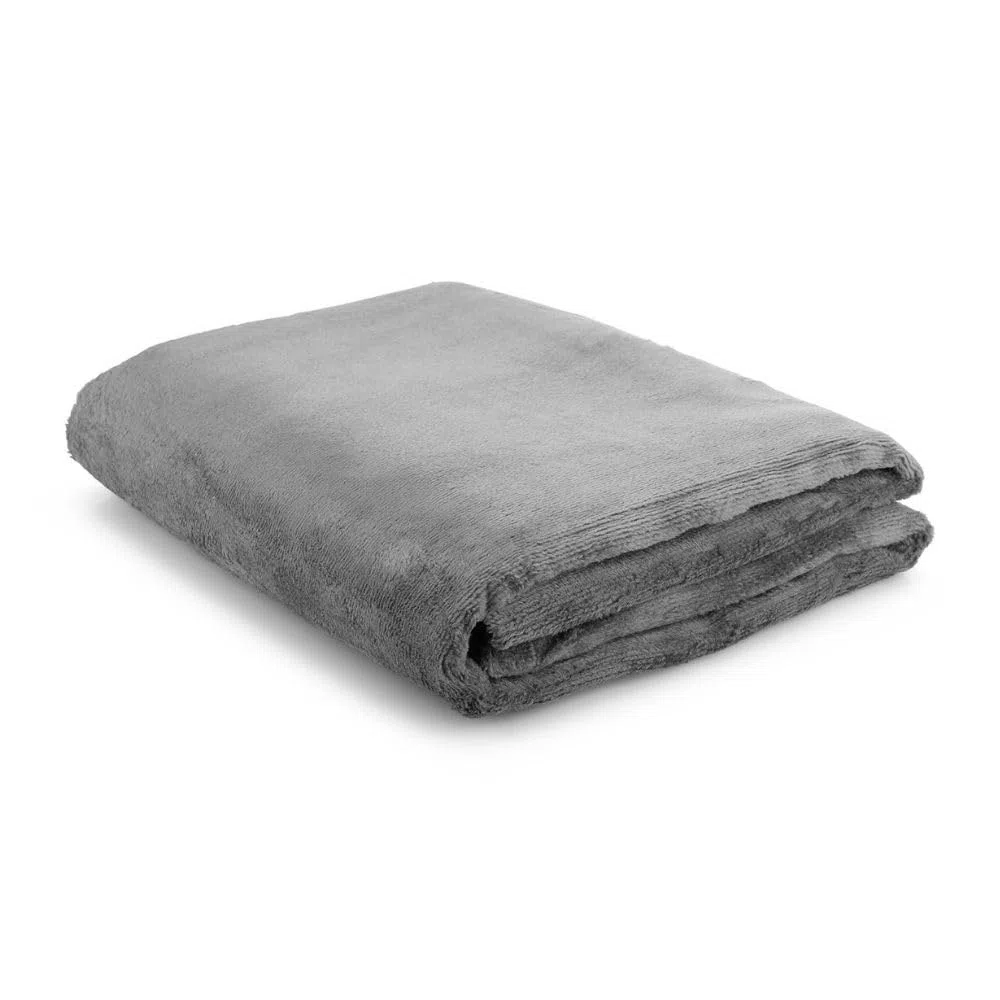 Asciugamano da massaggio XXL, 100 x 220 cm, in microfibra, extra grande, per sauna, spiaggia e asciugamano da bagno, morbido, ad asciugatura rapida, leggero e facile da pulire (grigio)