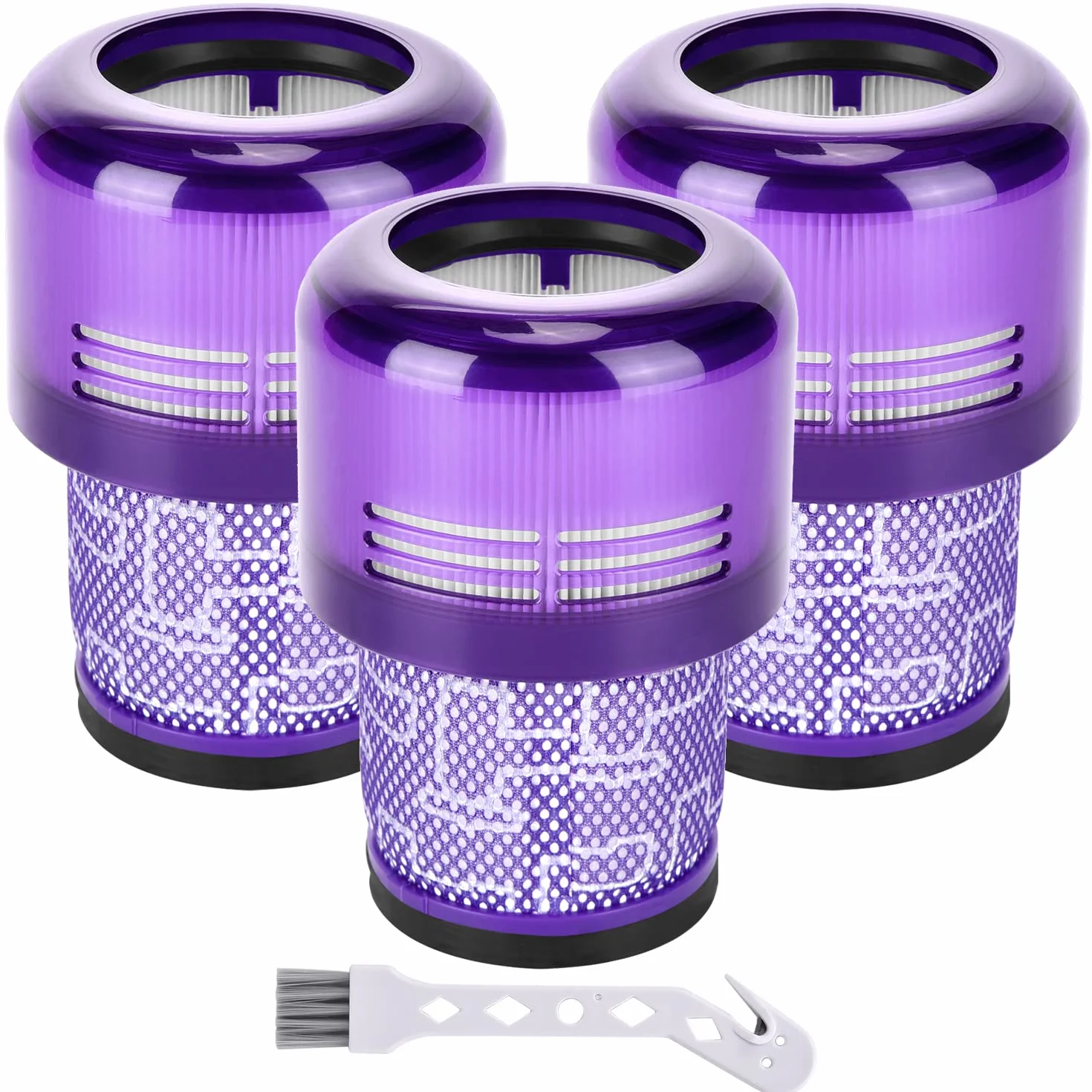 Artraise Filtro per Dyson V11, 3 Pezzi Filtri Ricambio per Dyson Aspirapolvere V15 Absolute Animal Torque Drive V15 Detect Cordless SV14, # 970013-02