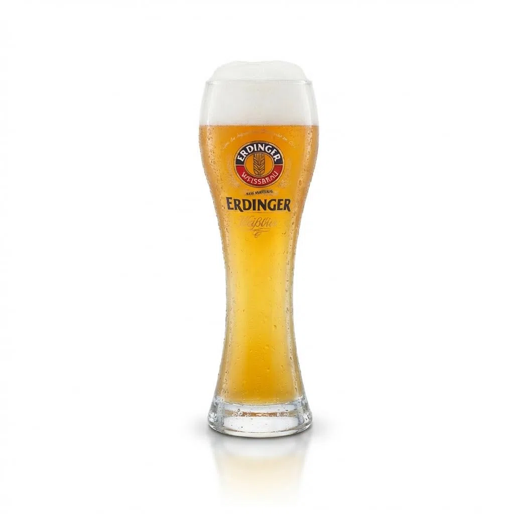 Erdinger Set di 6 bicchieri da birra, 0,3 l