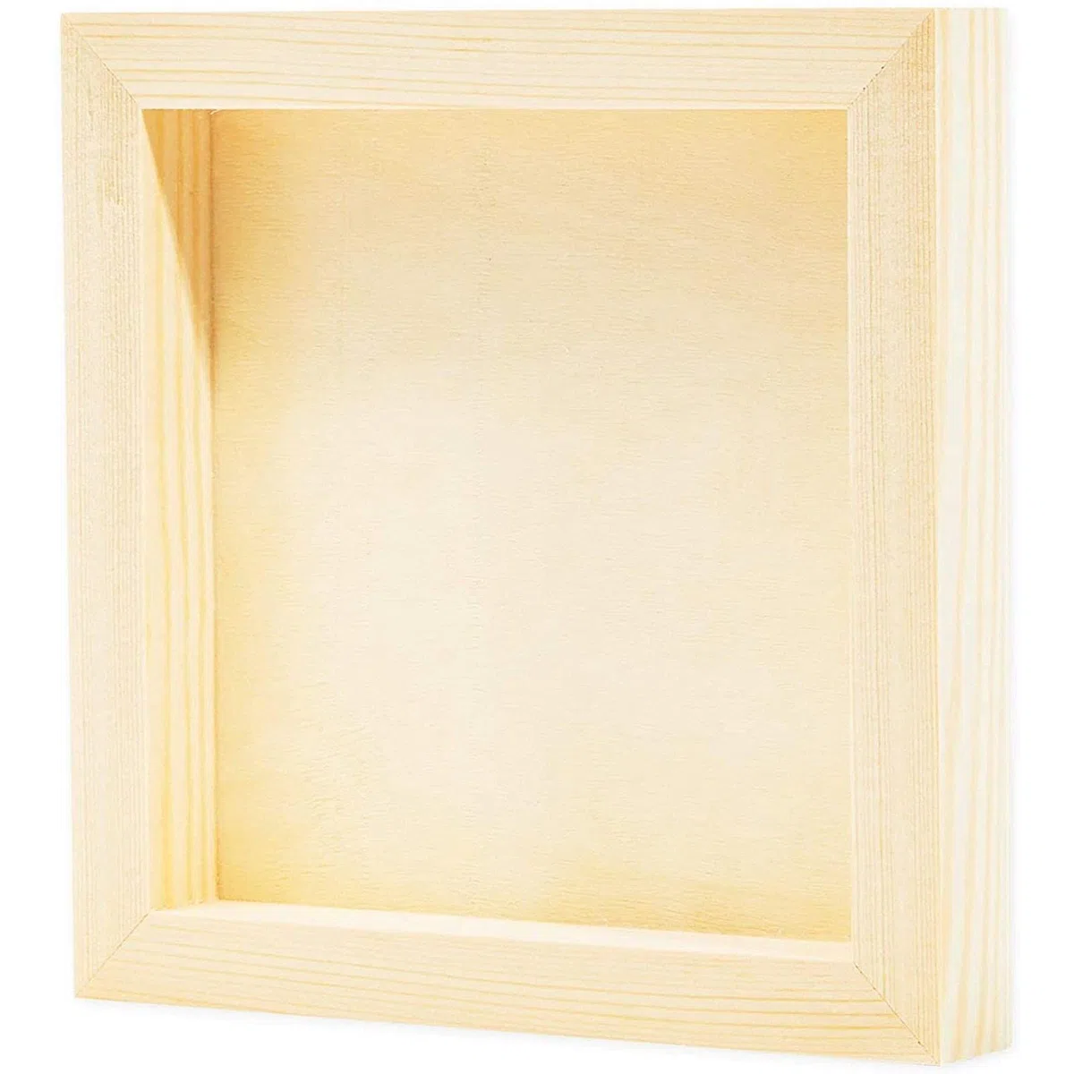 Tele di Legno Grezzo, Set da 6 Pannelli Quadrati di Legno per Pittura, 15.2 x 15.2 cm Ciascuno