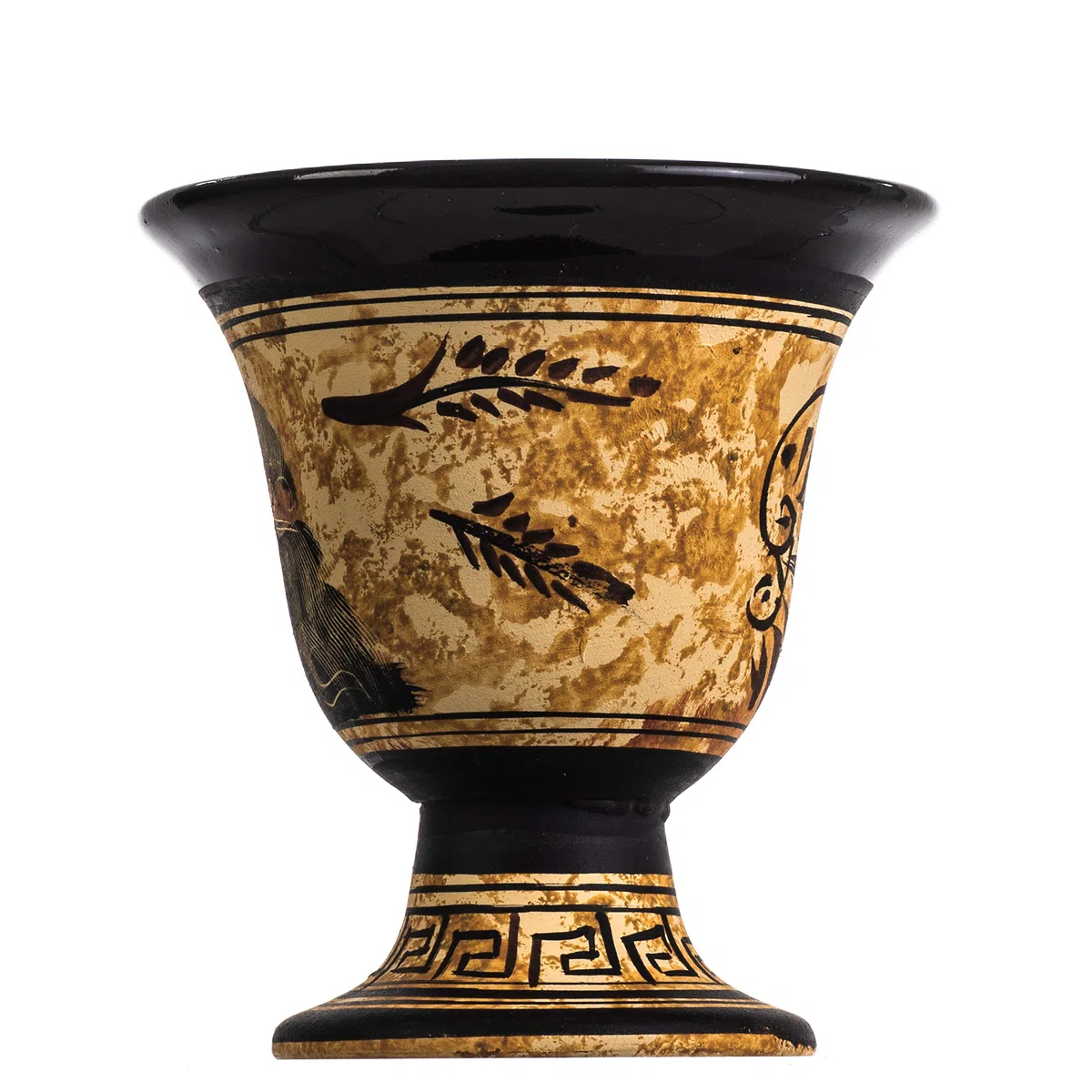 Tazza di Giustizia di Pitagora Fiera di Pitagora Tazza greca antica Zeus in ceramica dipinta a mano utilizzabile
