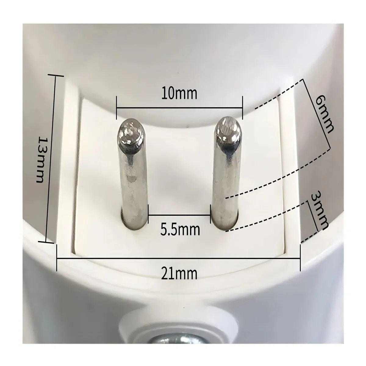 Testina della spazzola elettrica, compatibile con i ricambi for aspirapolvere for tappeti Xiaomi K10/G10 1C Dreame V8/V9B/V9P/V11/G9(WHITE)
