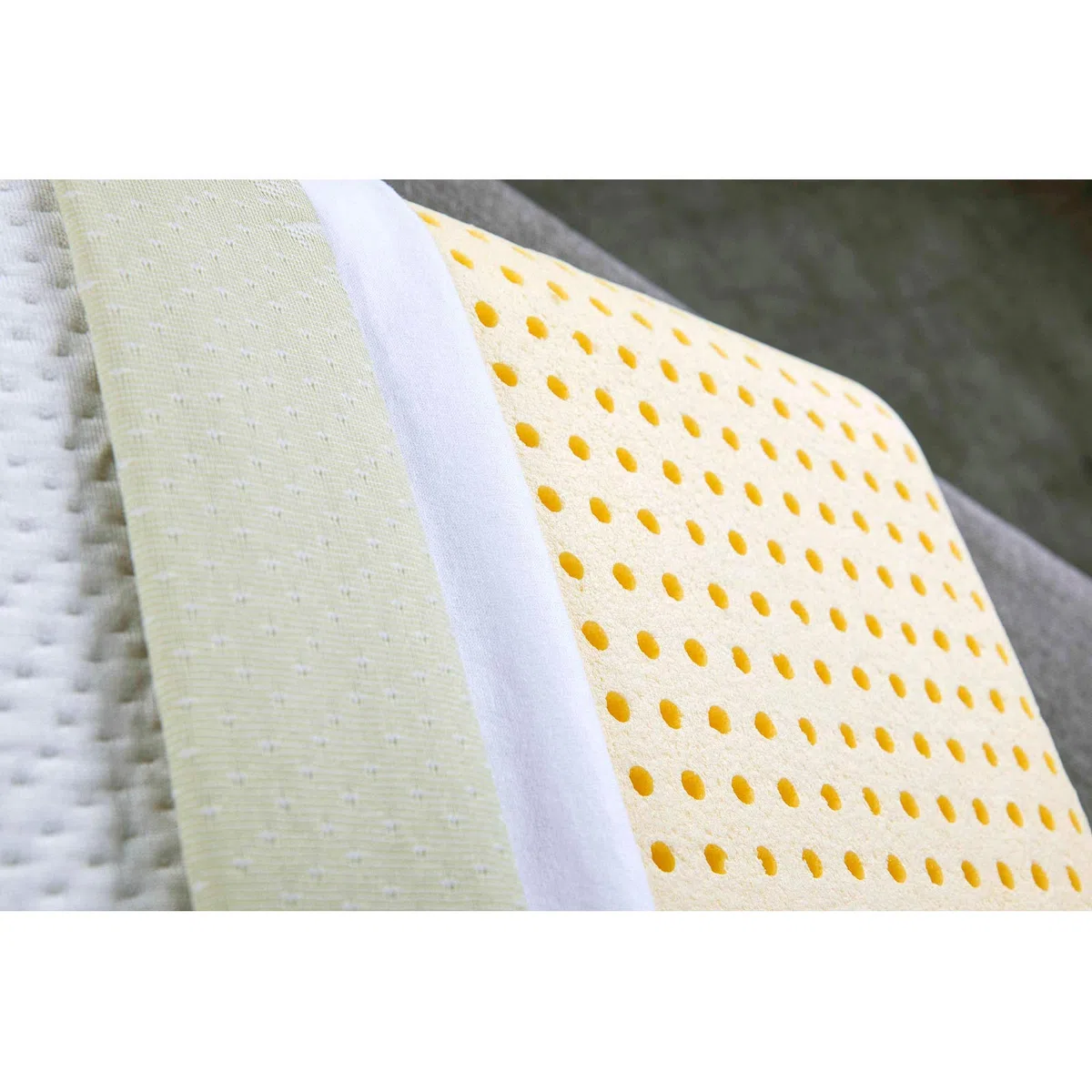 EVERGREENWEB Cuscino Letto 40x70 Alto 18 cm Modello Saponetta 100% Memory Foam, Doppia Fodera Aloe Vera e Cotone Sfoderabile Guanciale Rilassante per dolori Cervicali