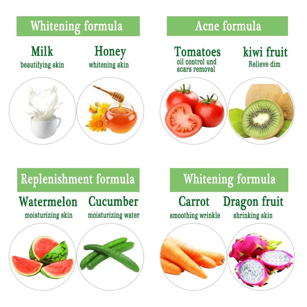 Macchina per maschere, Macchina per la Creazione di Maschere, Macchina automatica per maschere facciali Macchina per la bellezza del collagene con frutta e verdura fai-da-te per la Cura del Viso(EU)