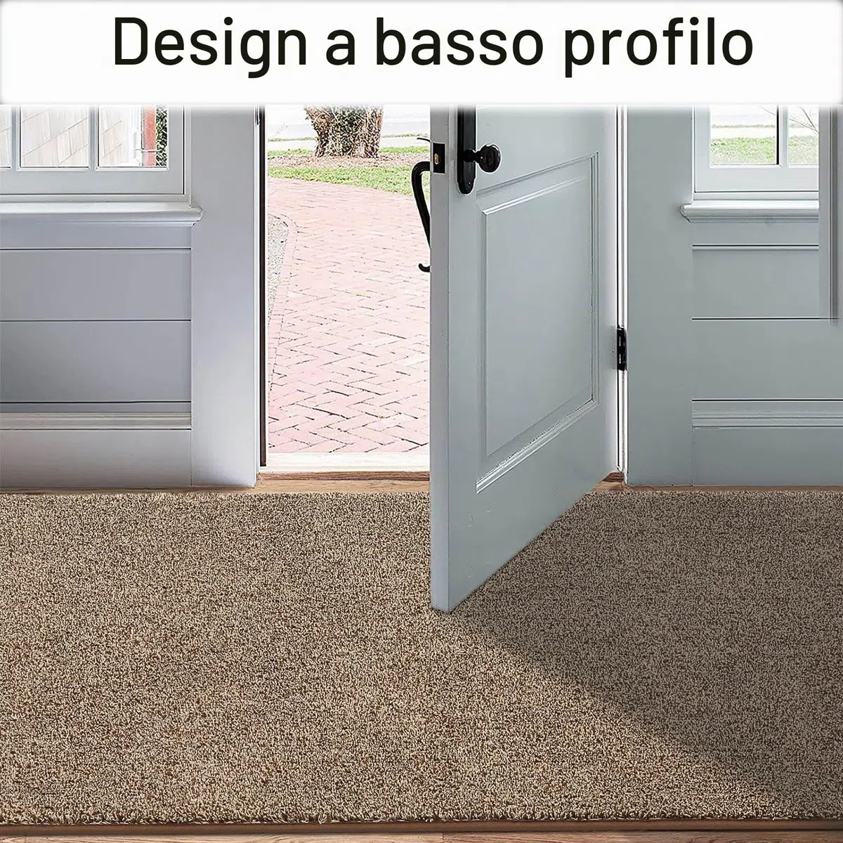 SHACOS Tappeto Corridoio Antiscivolo 60x180cm Runner Cucina Assorbente Passatoia Corridoio Lavabile Lungo per Cucina, Ingresso, Lavanderia