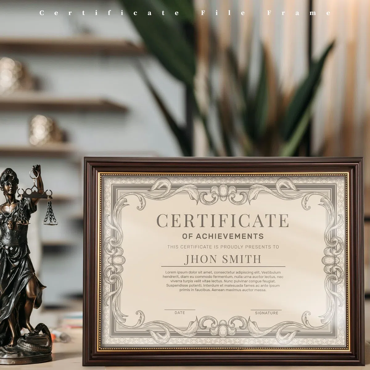 Cornice Foto A3 per Certificati Cornice Foto A3 per Diplomi 29,7x42 CM Cornice Laurea per Diploma, Cornice Marrone con Staffa, per Diploma, Licenza Commerciale (Marrone 1Pz)