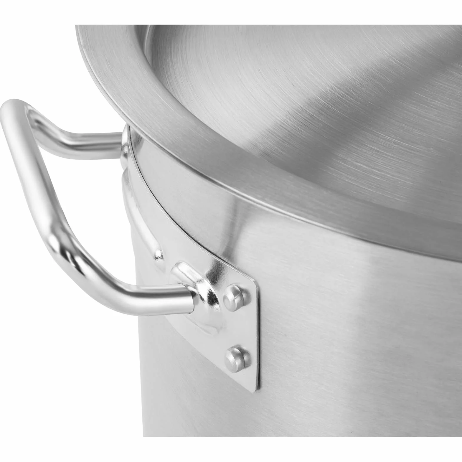Royal Catering Pentola Per Induzione Pentola Acciaio Inox RCST-12E3 (Acciaio Inox, 12 L, Fondo 3,8 mm)