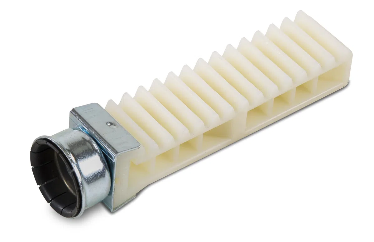 Rigamonti Hermetica tappatrice manuale a colonna. Tappatrice per tappi a corona. Tappatrice con supporto mobile per bottiglie di varie dimensioni, fino a 1 lt. Per uso casalingo o professionale.