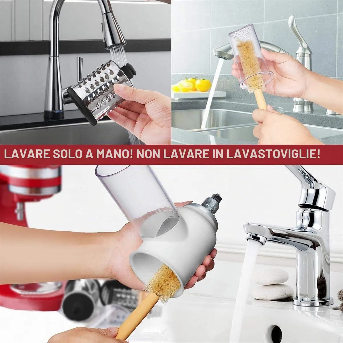 GVODE Accessorio Affettaverdure per Kitchen Aid, Accessorio Grattugia per KitchenAid, Accessorio Grattugia per Formaggio per KitchenAid