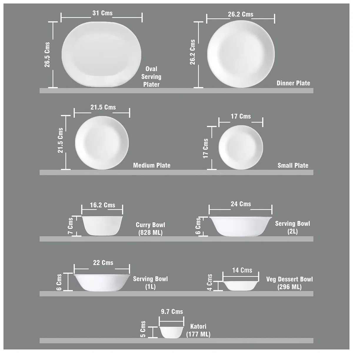 CORELLE Livingware Winter Frost White - Ciotola da portata da 2 qt di CORELLE