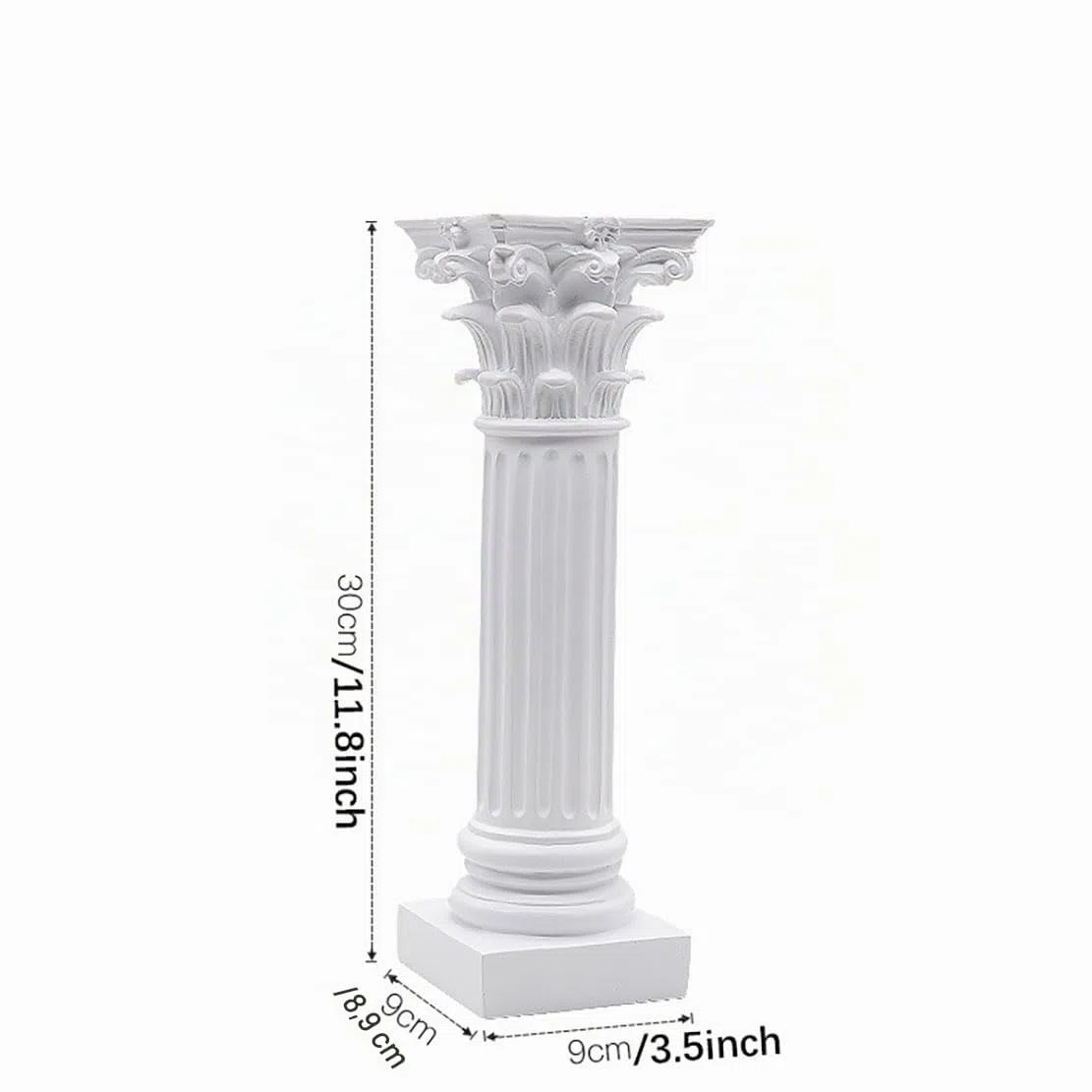 Ulalaza Scultura di angelo Colonne decorative romane greca Figura in resina Scultura Artigianato Ornamento Figurine da collezione Decorazione soggiorno casa