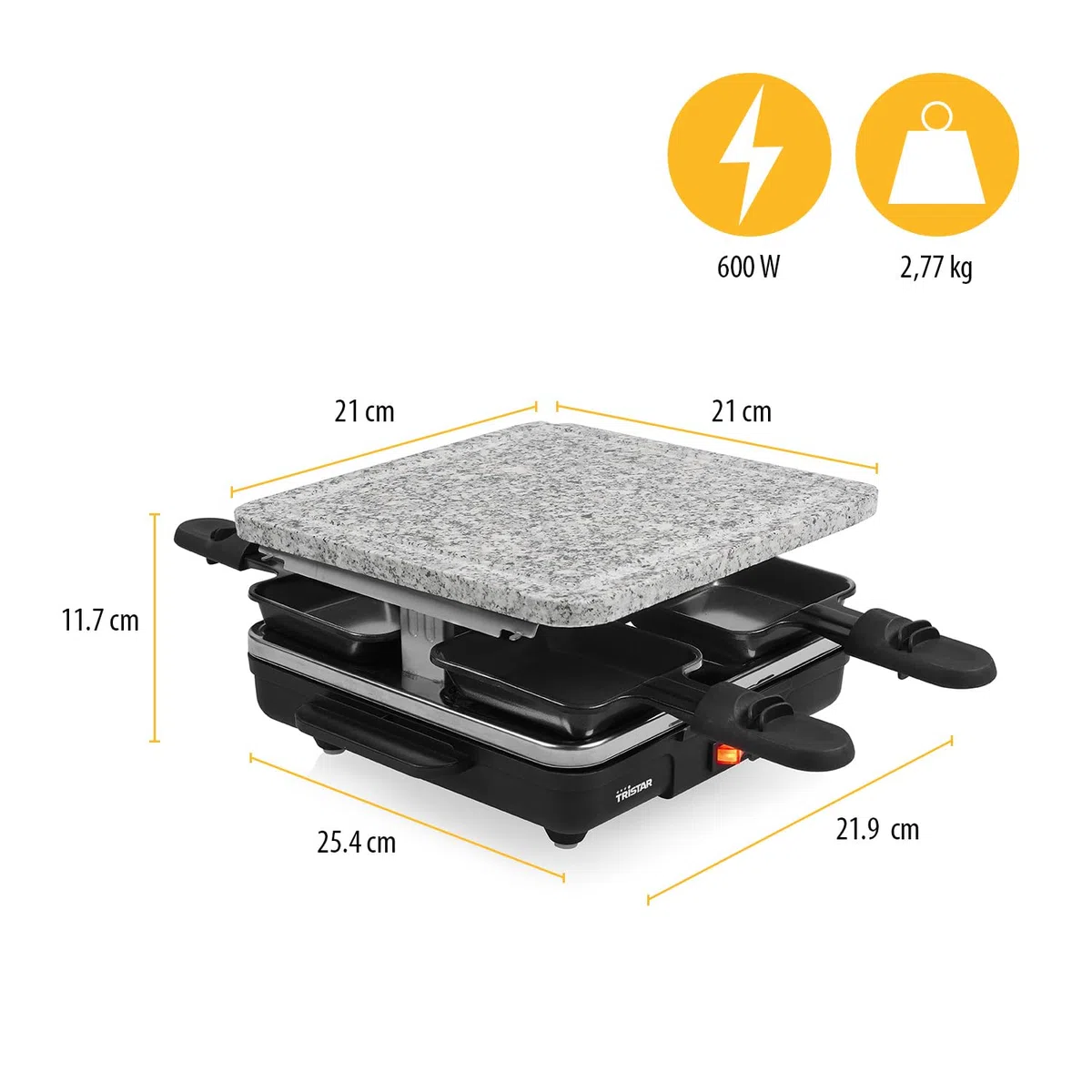 Tristar Ra-2745 Electric Grill 600w One Size