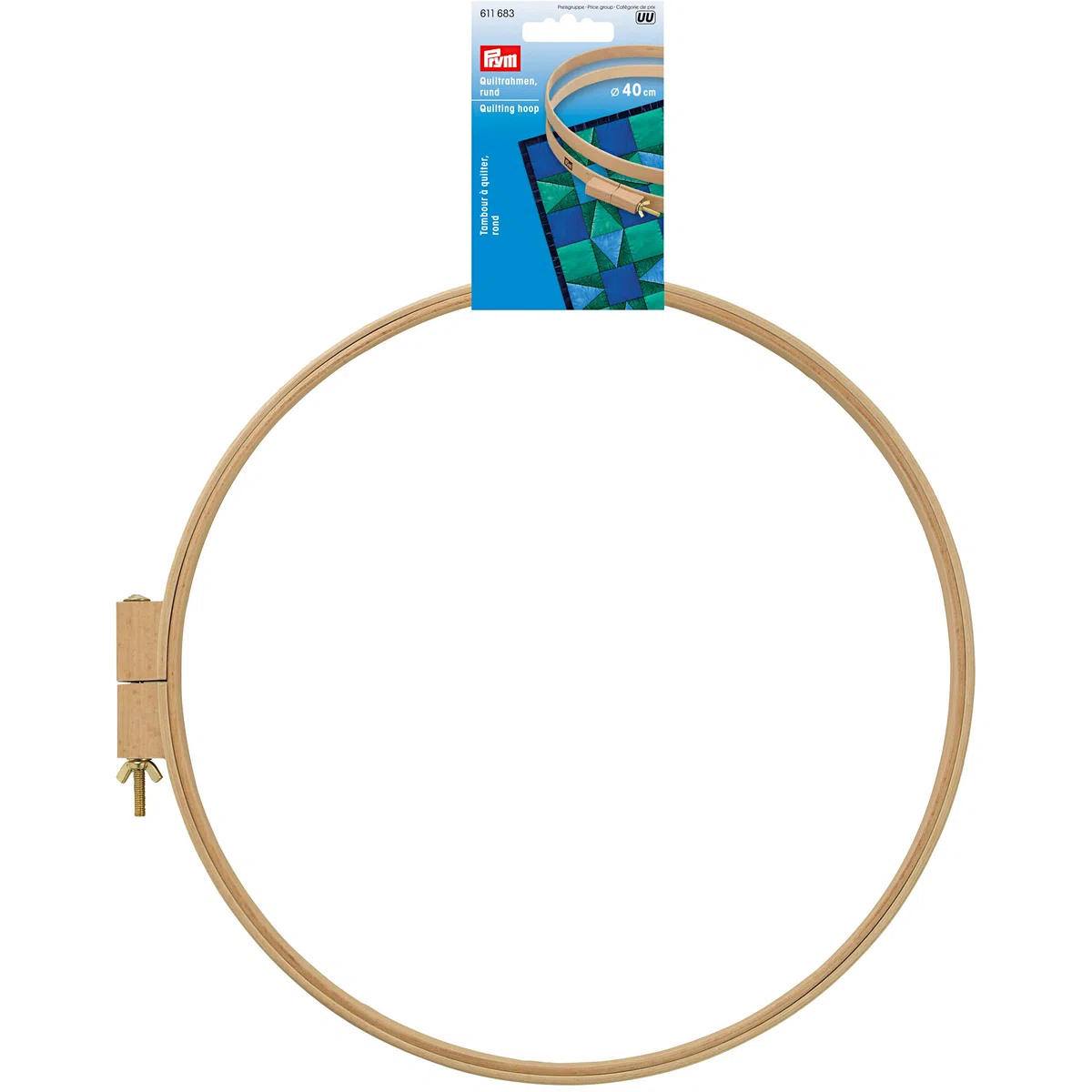 Prym trapuntatura con Vite, Legno, Beige, 42 x 41.5 x 2.7 cm