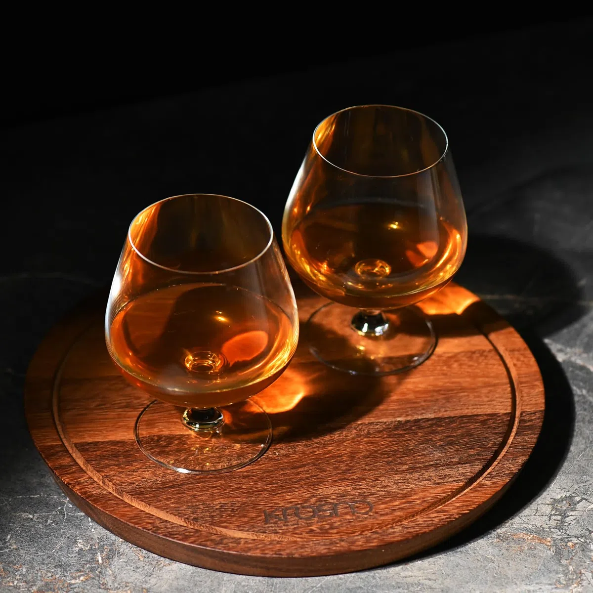 Krosno Balance Calici Brandy Cognac Whisky 510 ml, Set 6 Pezzi, Vetro Cristallo Senza Piombo, Snifter con Ampia Coppa, per Degustazione, Casa Ristorante, Lavabili in Lavastoviglie