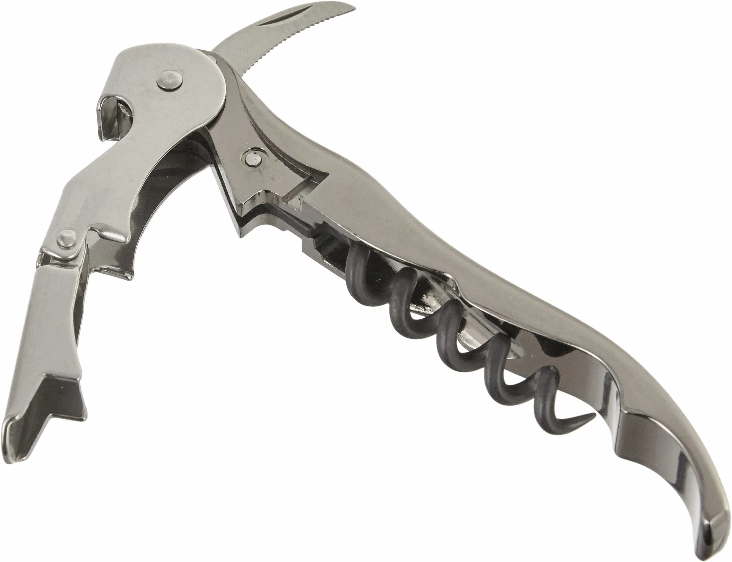 Pulltex 107-702-00 Cavatappi Pulltap S Classic Grafite, Regoular, Trasparente