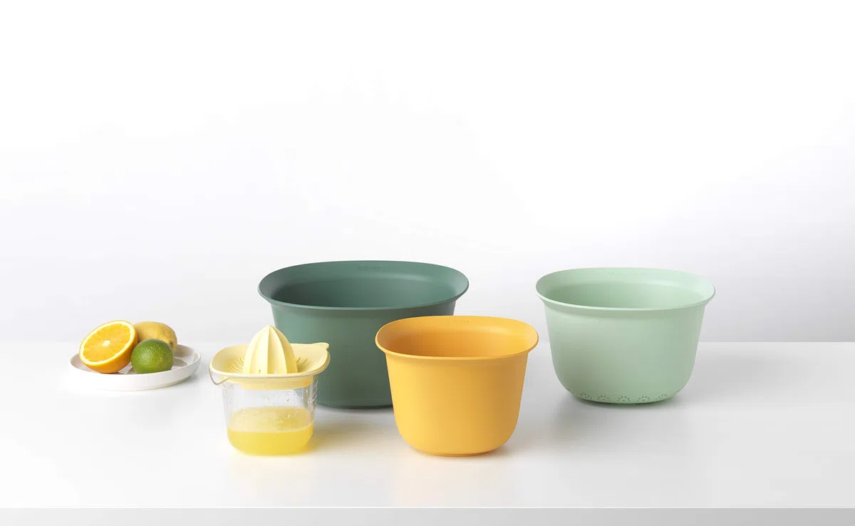 Brabantia Set Ciotole, Plastica, Tasty+ Assortiti