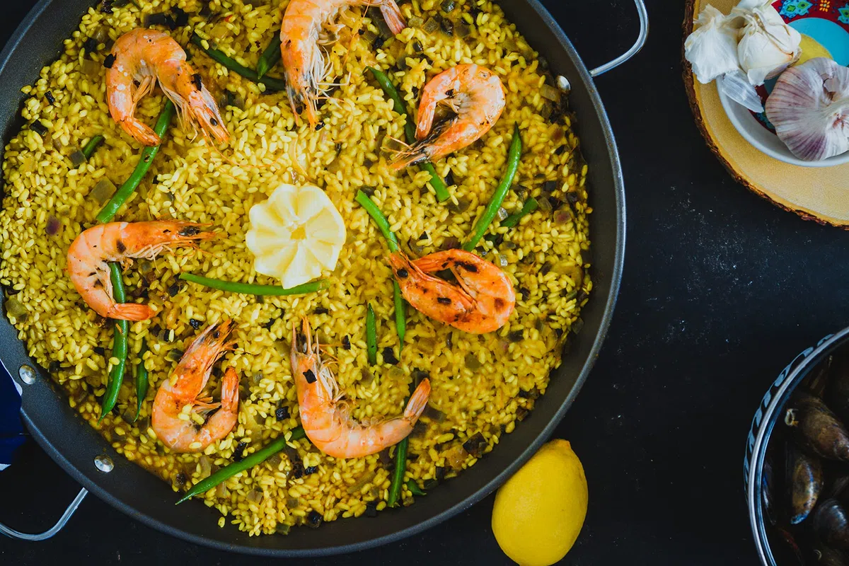 Kitchen Craft - Padella per Paella, Ø 40 cm, Antiaderente