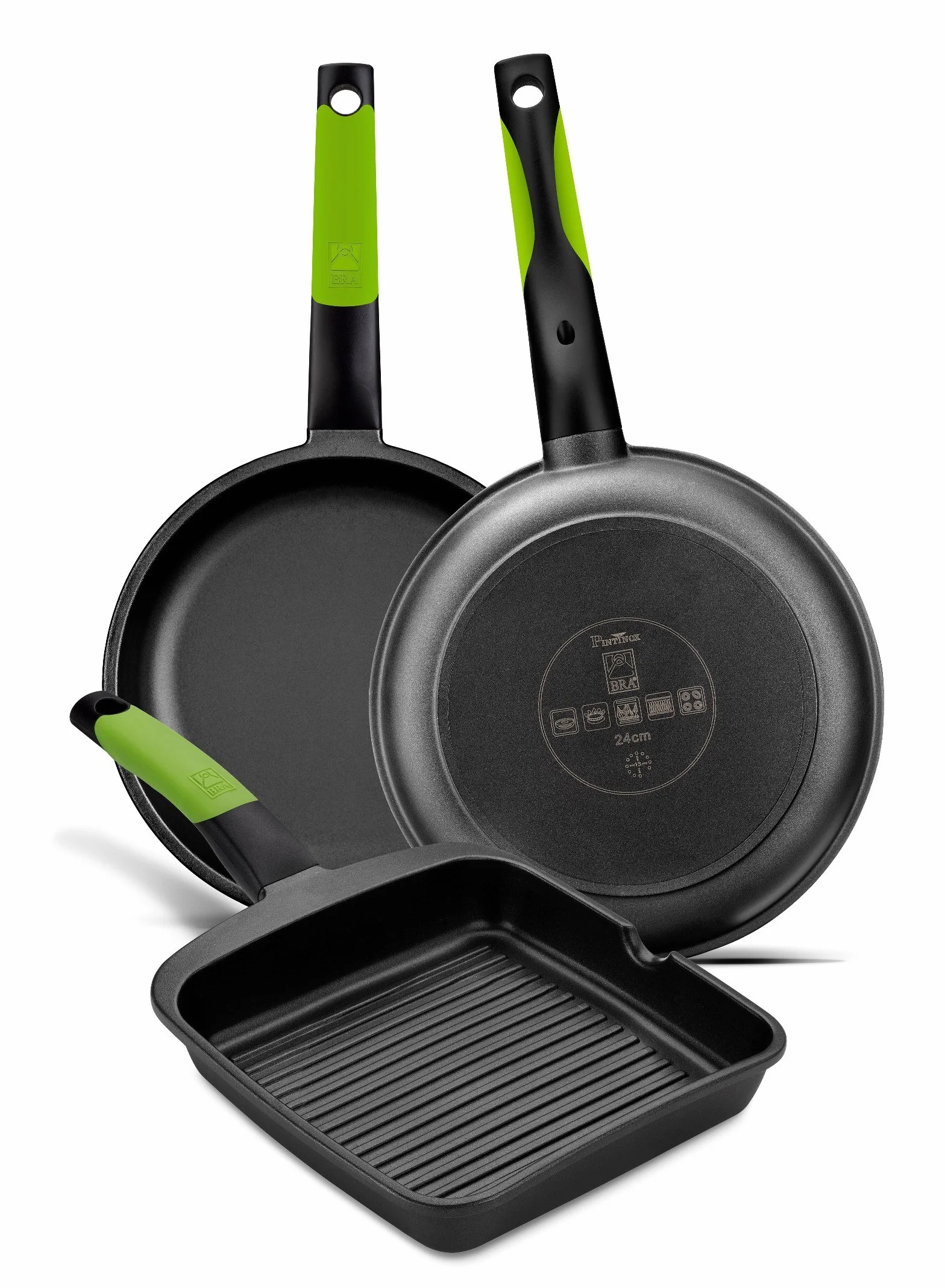 BRA Prior | Bistecchiera Asador Alluminio fuso Prior 28 Cm Induzione