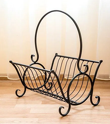 DanDiBo Cesto giornali Porta riviste in Metallo Alt. 52cm Porta riviste Tavolinetto