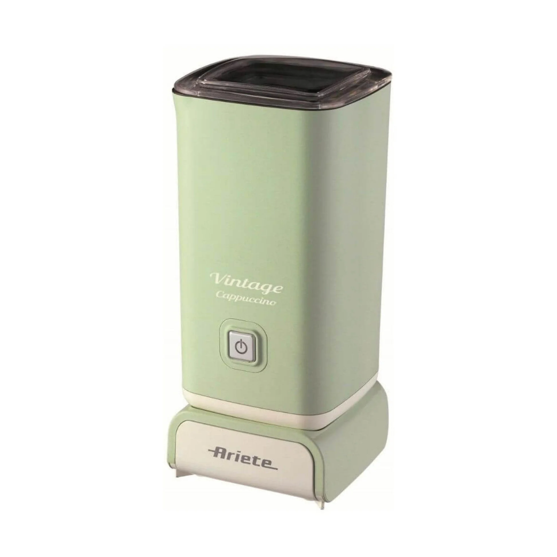 Ariete Cappuccinatore Vintage 2878, Montalatte Elettrico Stile Retrò Per Cappuccino E Cioccolata Calda, Montalatte Elettrico Cappuccino In 2 Minuti, Capacità 250ml, Potenza 500 W, Verde