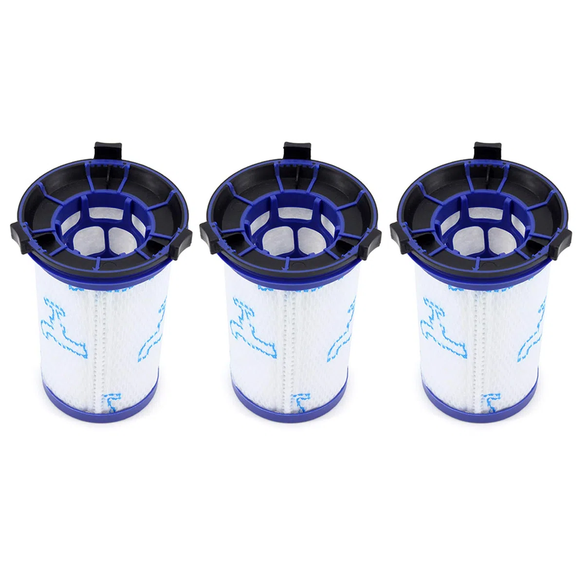 3Pcs Filtri di Ricambio per Aspirapolvere Rowenta Air Force 360 / X-Pert Essential 260 RH9037 RH9038 RH9039 RH9051WO RH9057WO RH9086WO (in alternativa a ZR009001)