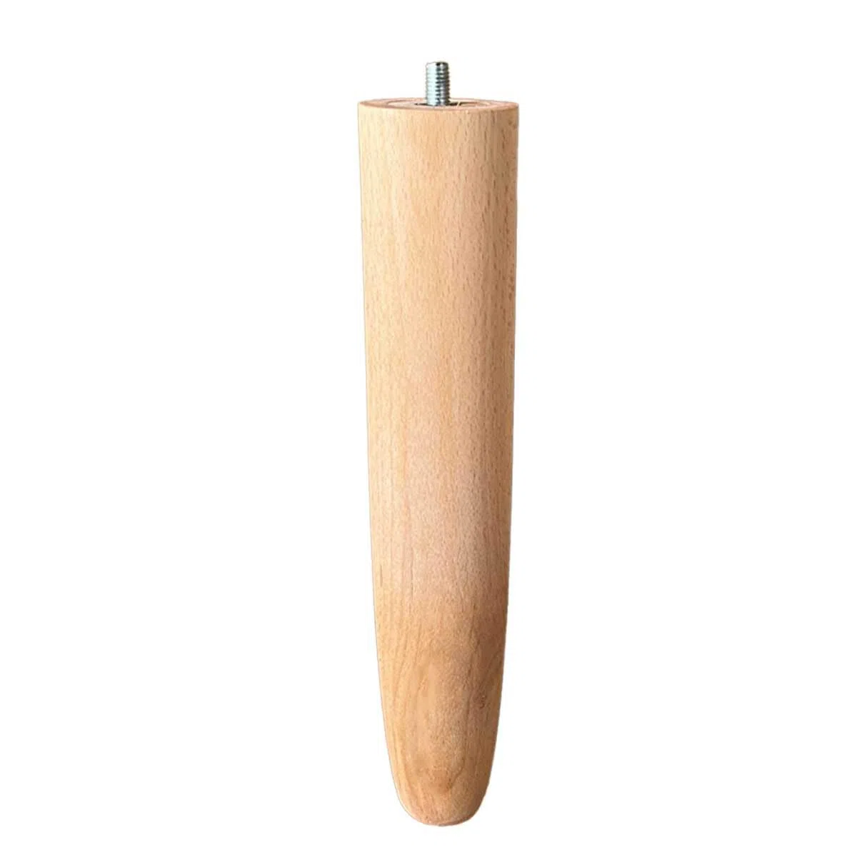 Soluko - Set 4 Piedi per Rete a Doghe Gambe Letto Universali in Legno di Faggio (32 cm)