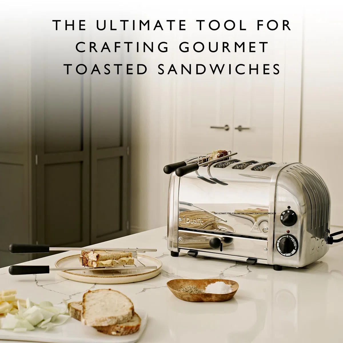 Dualit Dualit Pinze per Toast per Dualit Classic Tostapane 1 Pinze Tostapane per Toast e Sandwich Pinze per Tostapane con Vassoio di Raccolta