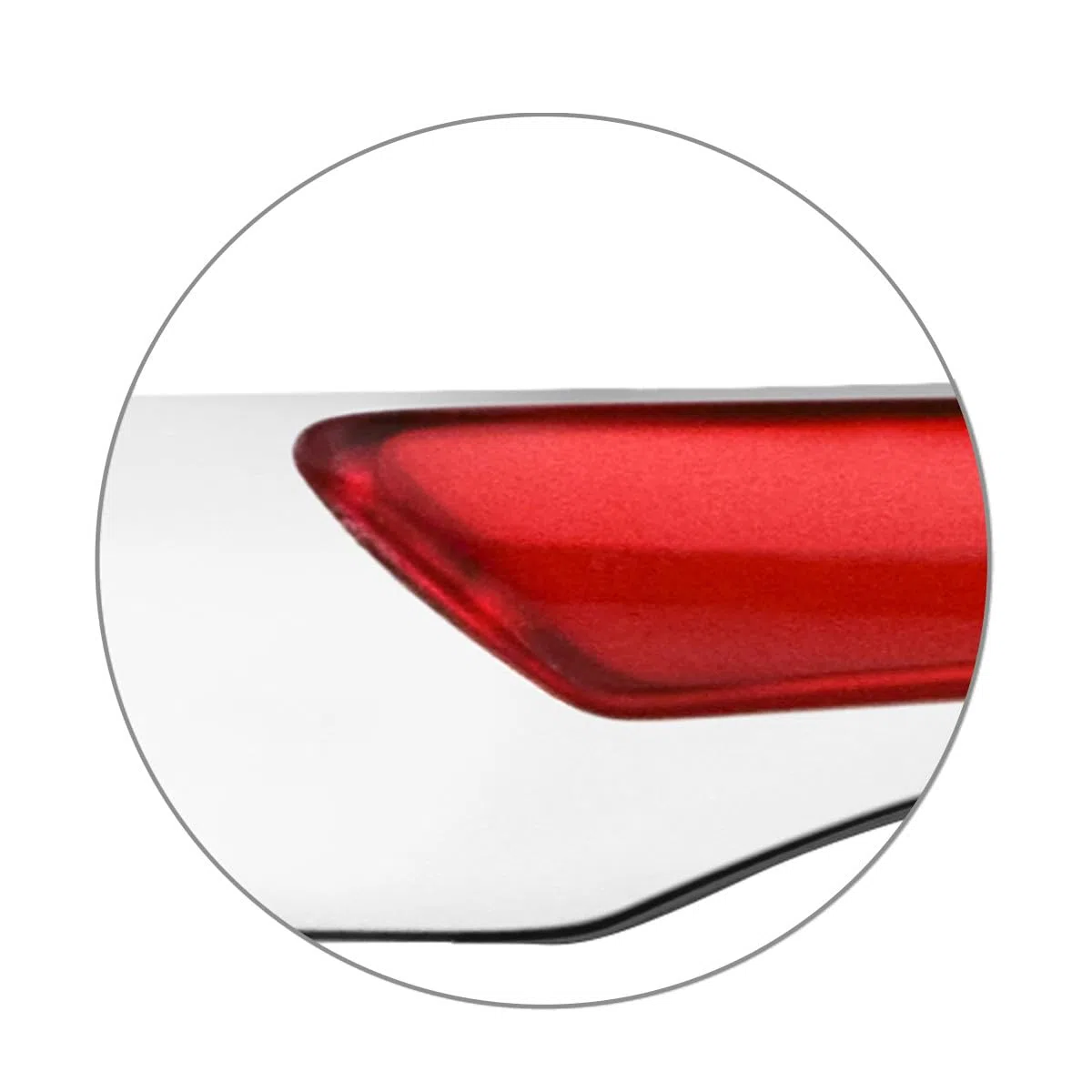 AMEFA - Ménagère 24 couverts de table pour 6 personnes - Eclat - Acier inoxydable 18/0, Finition Brillante - Rouge