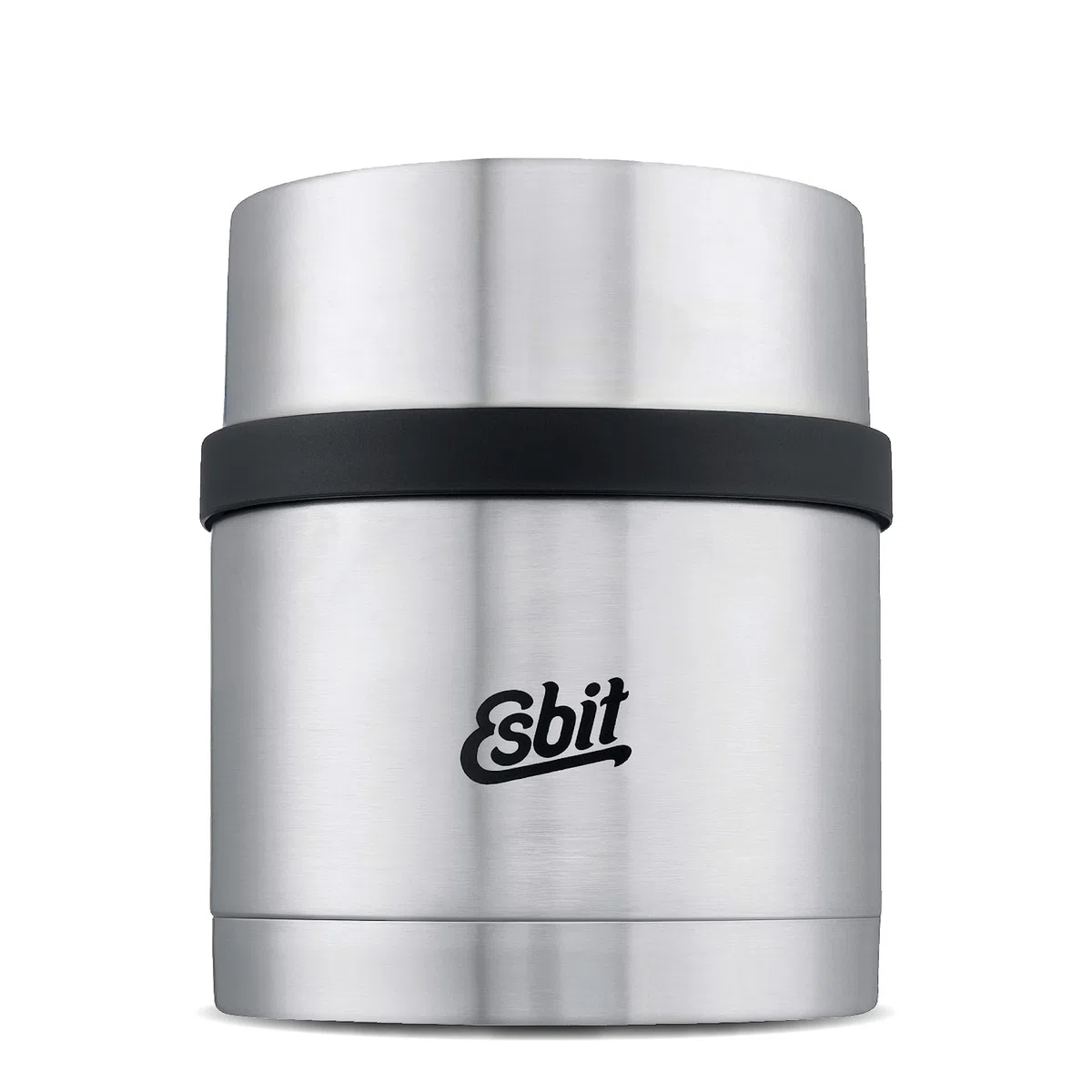 Esbit Sculptor - Contenitore termico per cibo, in acciaio inox, senza BPA, argento, nero e altro, 500 ml, 750 ml e 1 litro, per cibi caldi e freddi, per zuppe e insalate, per la scuola e il lavoro