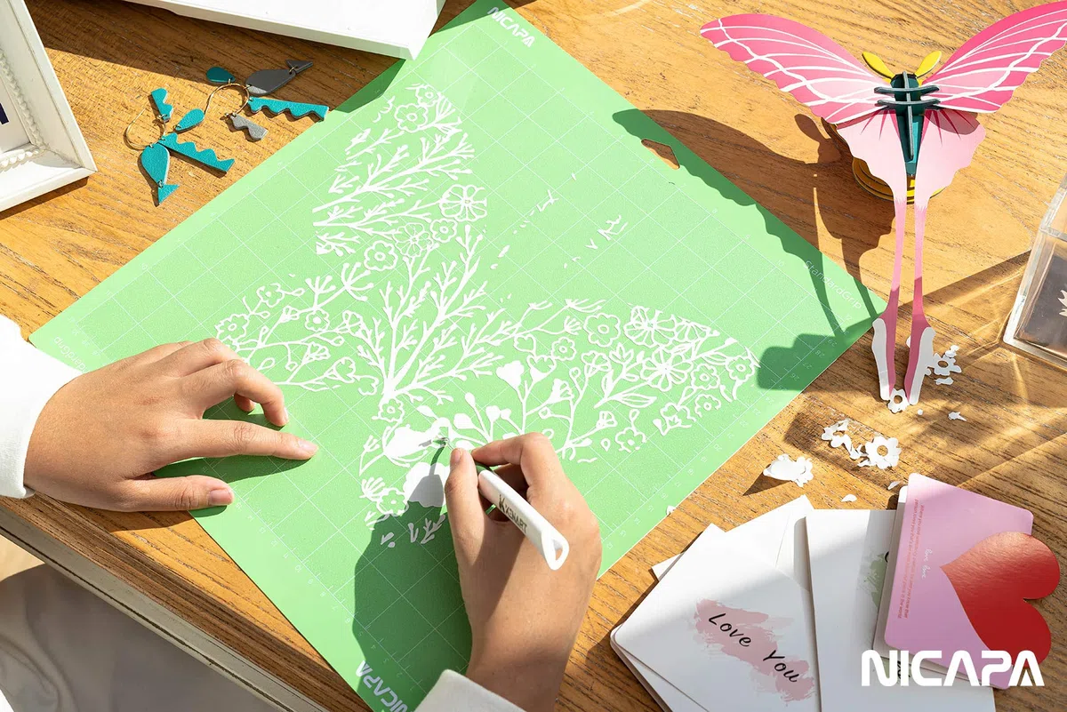 Tappetino da taglio standard grip per Cricut Maker 3/Maker/Explore 3/Air 2/Air/One, da 30,5 x 61 cm, in confezione da 3 pezzi, adatto a carta Kraft, carta vinilica, ecc.