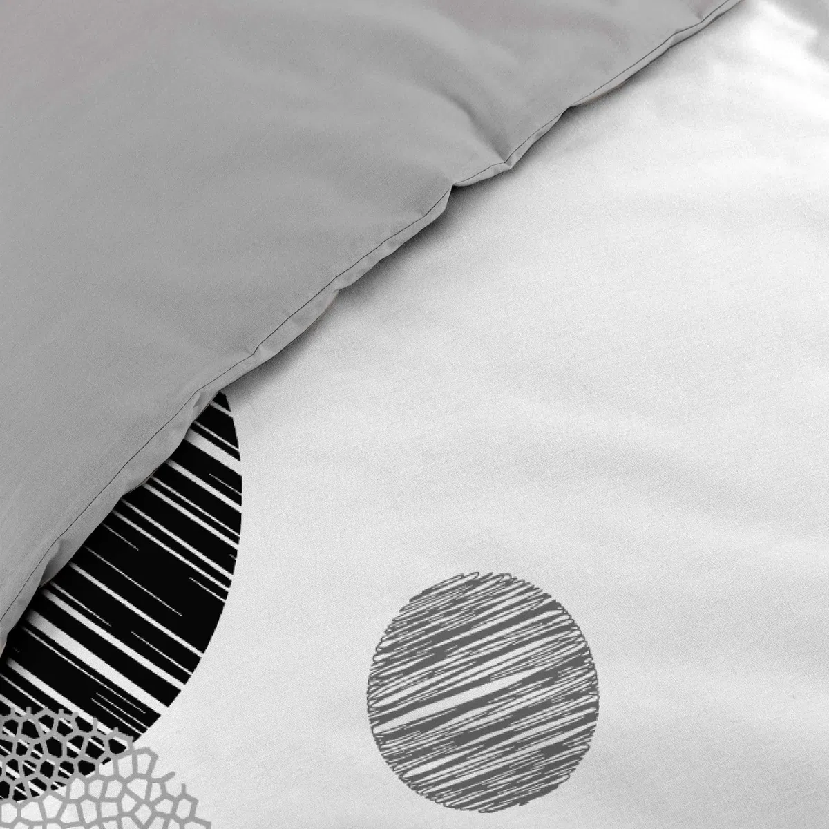 Douceur d'Intérieur Stormi Parure da 3 Pezzi, 260 x 240 cm, 100% Cotone