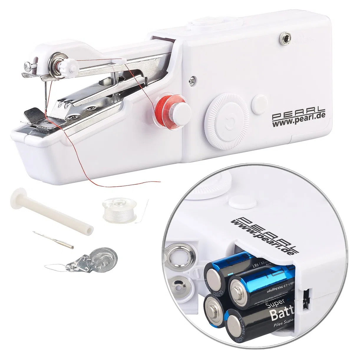 Pearl Basic Sewing Machines - Mini Macchina da Cucire: Mini Macchina da Cucire a Mano (Piccola, Piccola a Mano, Sew)