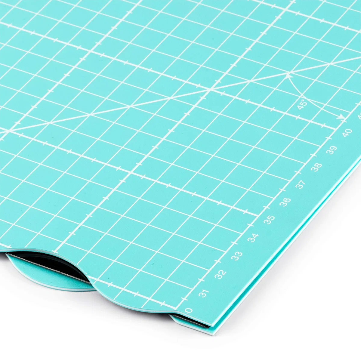 Prym Love-Tappetino da Taglio Pieghevole, 45 x 60 cm, Materiale Sintetico, Turchese, 48.5 x 32.200000000000003 x 1.2 cm
