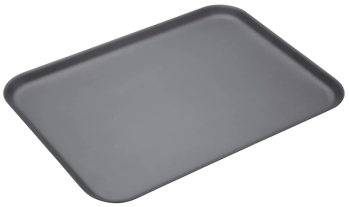 MasterClass Leccarda / Teglia da Forno in Alluminio Anodizzato con Rivestimento Antiaderente in Teflon, 42 cm x 31 cm - Nero