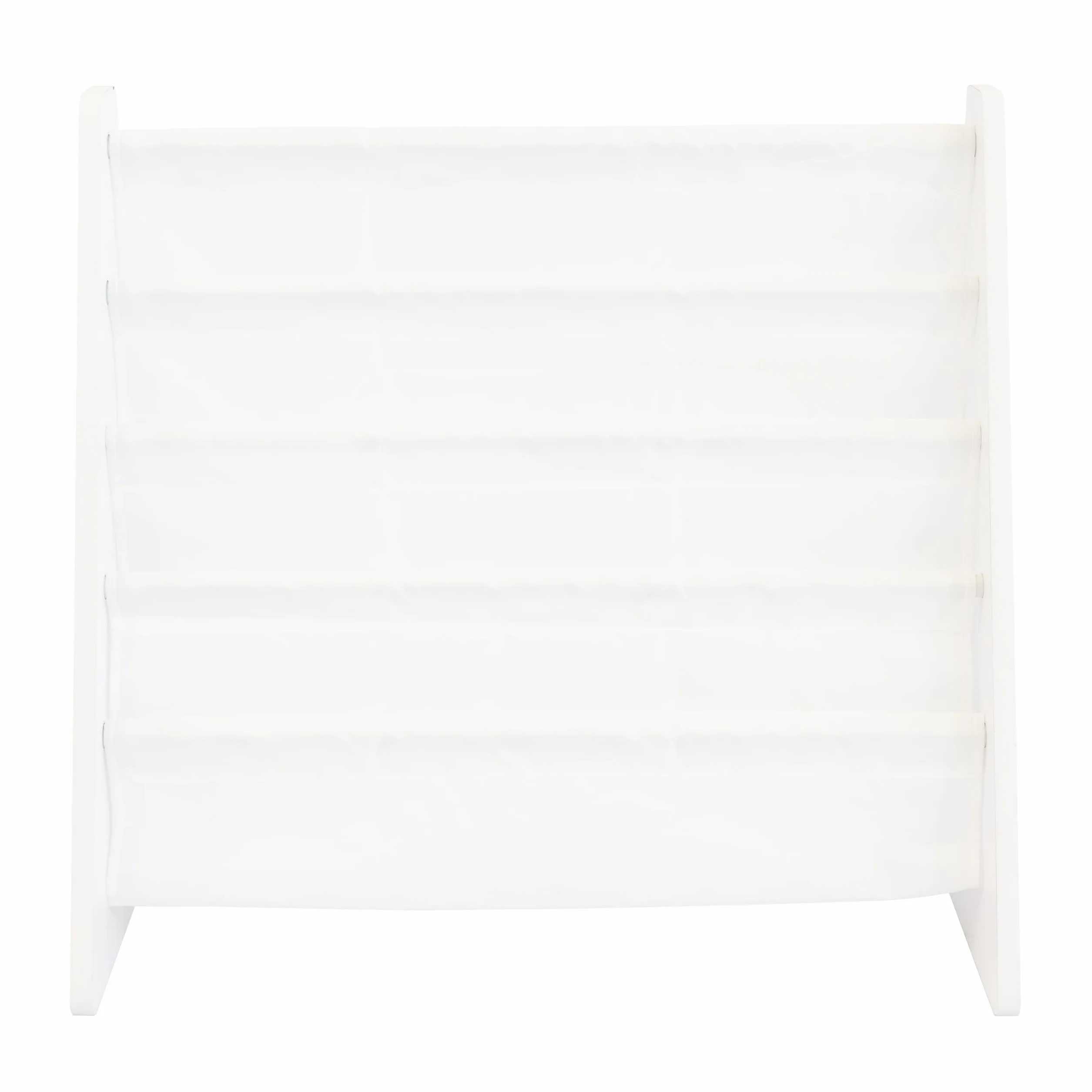 HumbleCrew Libreria Bambini Chic: Scaffale 4 Ripiani per Libri, Design Moderno Bianco, Perfetto per Camerette Ordinata e Letture Creative dei Piccoli