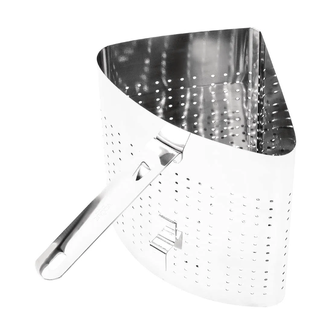 NISBETS Vogue - Cestino per pasta in acciaio inox, colore: argento, dimensioni: 233 (H) x210(B) x325(T) mm per raccogliere, cuocere e scolare pasta o sbollentare verdure, per ristoranti commerciali e