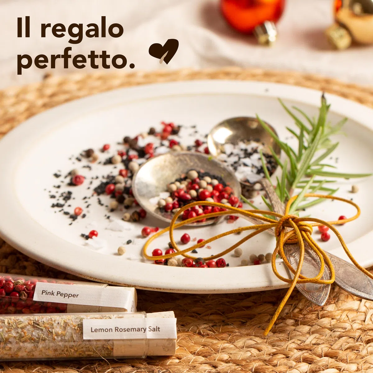 Set Regalo Sali e Spezie Gourmet | 12 Aromi Selezionati per la Cucina | 6 Sali Pregiati & 6 Spezie Esclusive | Idea Regalo Originale per Uomo e Donna