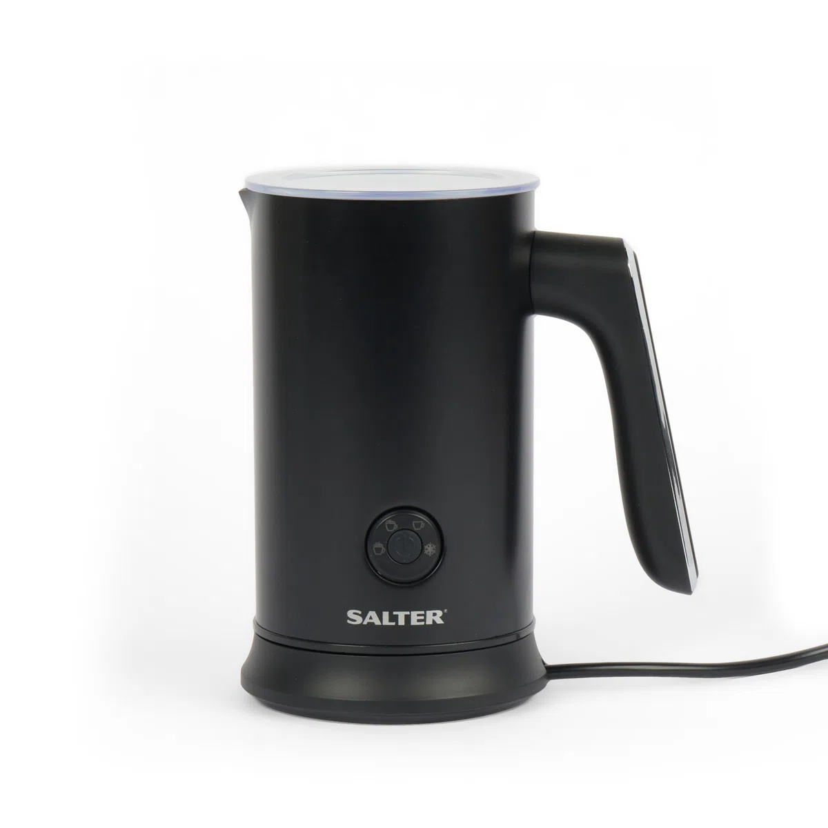 Salter Macchina per la cioccolata calda - Schiumalatte automatico 4-in-1, riscaldatore di latte caldo e freddo, 240ml/115ml, 500W, senza fili, pannello di controllo LED, per caffè, latte ghiacciato