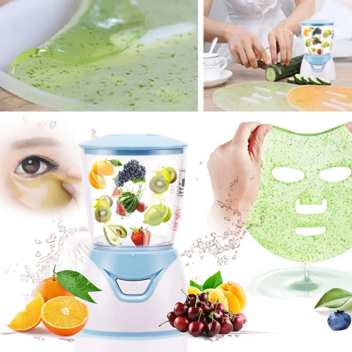 Macchina Per Creare Per Il Viso – Macchina Per Facciali Fai Da Te Per La Casa, Set Completo Di Per Per Labbra E Occhi, Strumento Per Riutilizzabile, Kit Per
