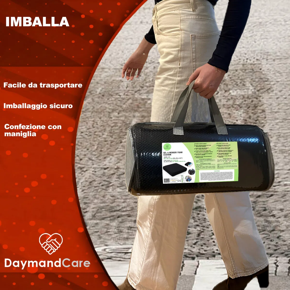 Cuscino in memory foam e gel rinfrescante PREMIUM 2 fodere incluse | Cuscini per Sedie Ergonomico | Cuscino sedia ufficio : Comfort durante i lunghi periodi di utilizzo