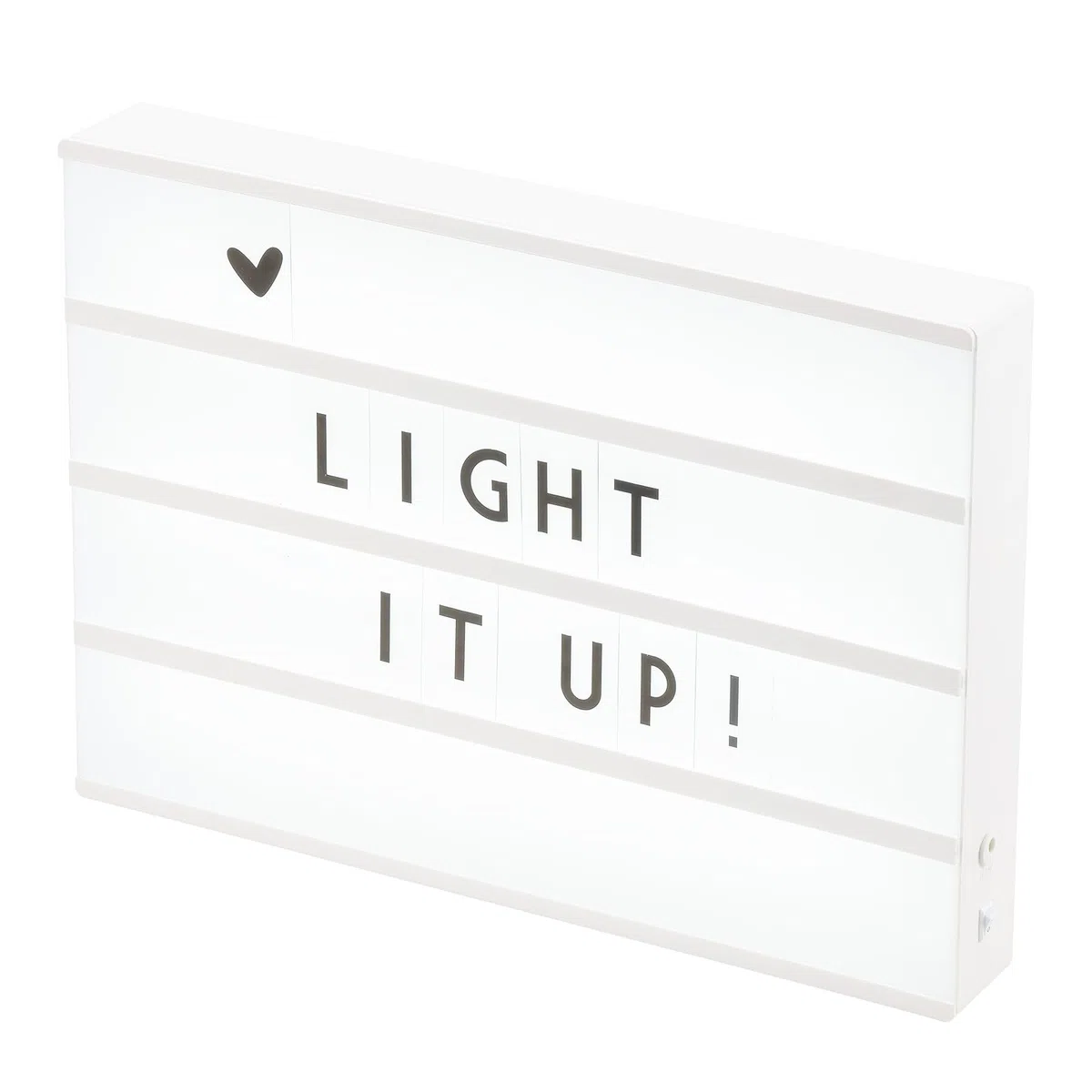 Vaessen Creative Scatola luminosa formato A3 con 85 simboli, bianco