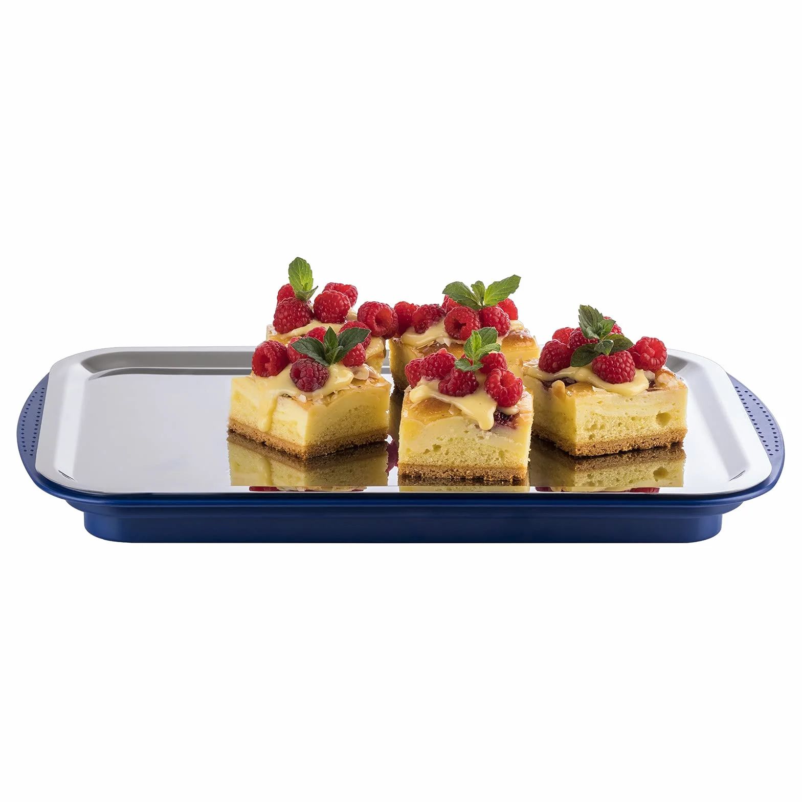 Sistema termico in acciaio inox APS 9090 43 cm x 19 cm, blu, 2 pezzi