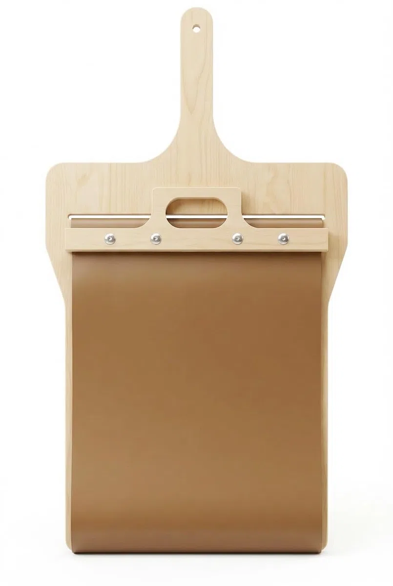 Generico AH Store Pala Barella per Pizza Peel Scorrevole Con Manico in Legno 55x35x0,7 cm – Ultraleggera Antiscivolo per Forno Pizza Domestico, Forno a Legna e Barbecue