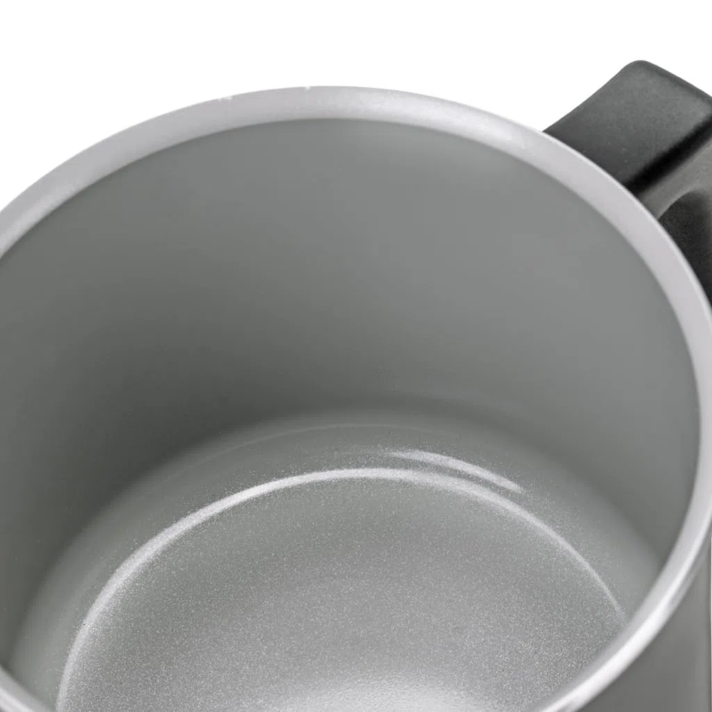 Moneta Melodia Finegres Bollilatte 14cm, rivestimento naturale FineGres (NO PFAS), anche per induzione. 100% Made in Italy.