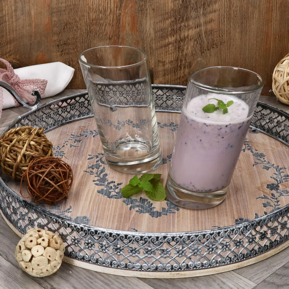 MamboCat Set di 12 bicchieri da long drink Pisa, 270 ml, 12 persone, bicchiere alto obliquo con fondo pesante per acqua, succhi di frutta, caffè, cocktail & Co.