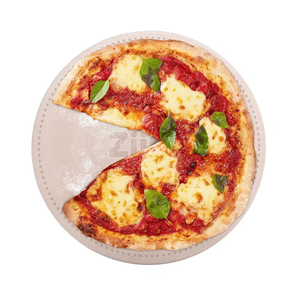 ZiiPa • Pietra per pizza POPPA Ø 31,5 cm • Cordierite refrattaria ad alte prestazioni • Cottura croccante e omogenea • Per Forni Piana a Pellet & Gas • Compatibile Forno Tradizionale