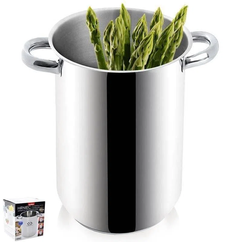 Pentola per asparagi per prosciutto in acciaio inox, 14 cm, 3,2 l