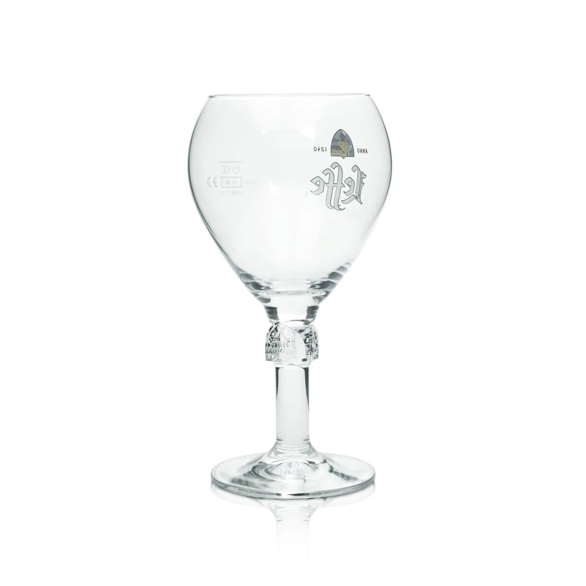 Leffe Bicchieri – Set di 6 bicchieri – 33 cl per bicchiere – Ufficiale Calice Large Stem – Perfetto per bere Blonde, Brown, Ruby, Double, Triple + 6 Beer Mat