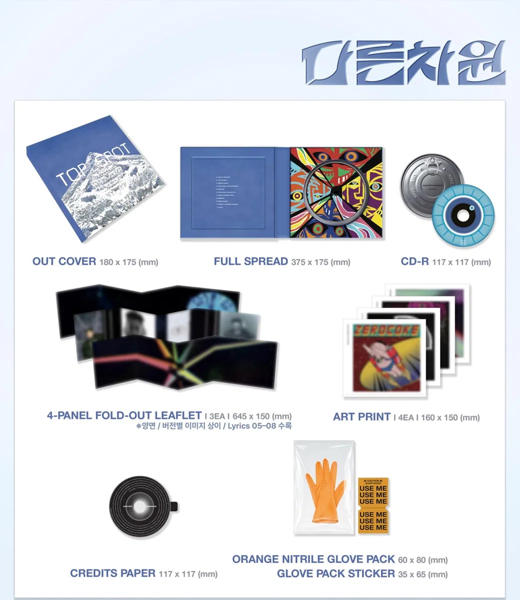 (Versione casuale standard) BIGBANG T.O.P TOP SPOT Another Dimension 1st Album con Tracking Big Bang