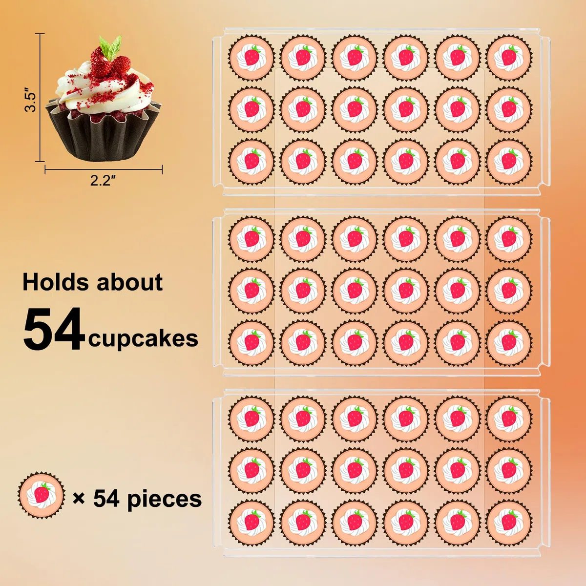 Alzata a 3 piani con 37,5 x 19 cm, in acrilico, per cupcake, buffet, vassoio da dessert a 3 livelli, per matrimoni, compleanni, feste a tema, baby shower e tea party